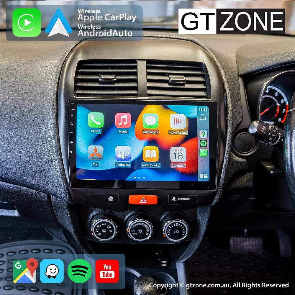 Mitsubishi ASX Head Unit Upgrade Kit (2010-2019) - 10inch Wireless Apple Carplay & Android Auto