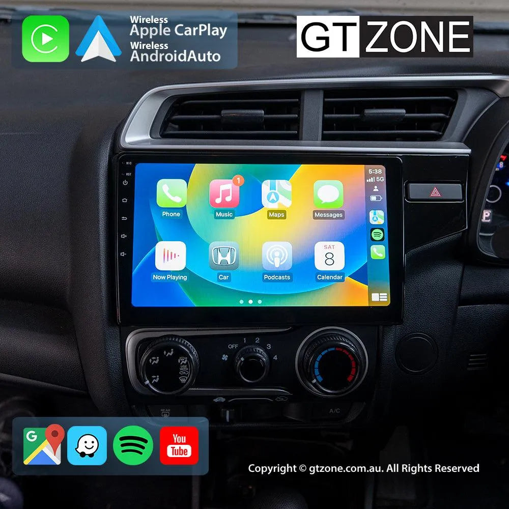 Honda Jazz Head Unit Upgrade Kit (2001-Present) - 9inch Wireless Multitouch Smartscreen with Apple Carplay Android Auto