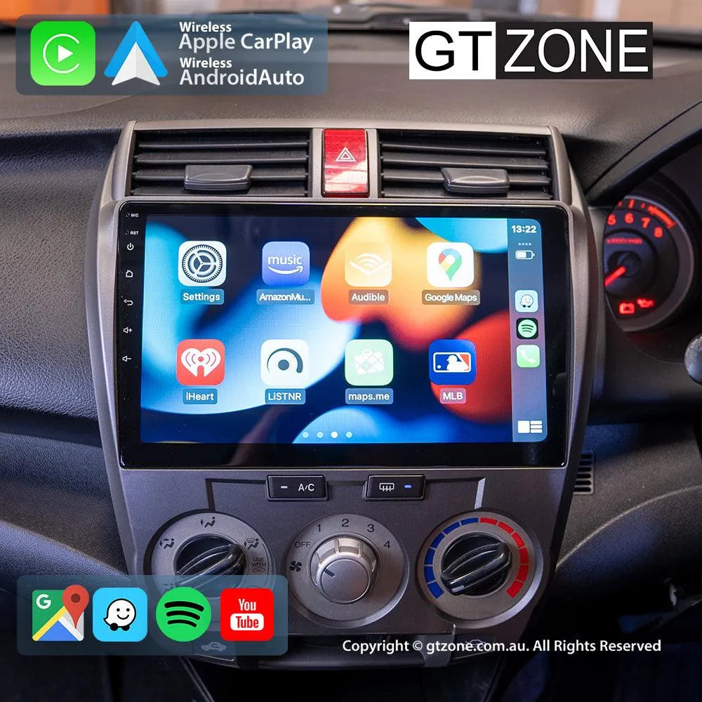 Honda City Head Unit Upgrade Kit (2014-2018) - 10inch Wireless Multitouch Smartscreen with Apple Carplay Android Auto