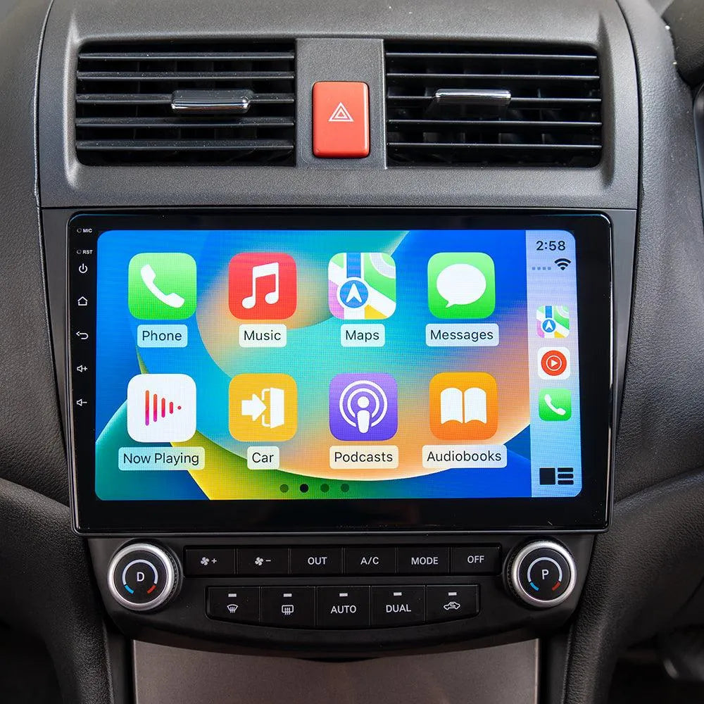 Honda Accord Head Unit Upgrade Kit (2003-2007) -10inch Wireless Multitouch Smartscreen With Apple Carplay Android Auto