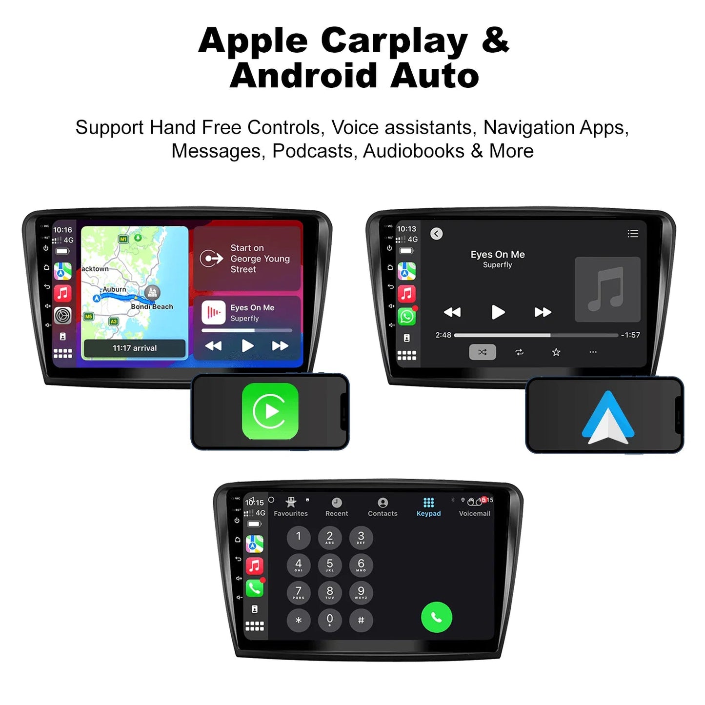 Honda CRV Head Unit Upgrade Kit (2007-2011) - 9inch Wireless Apple Carplay & Android Auto
