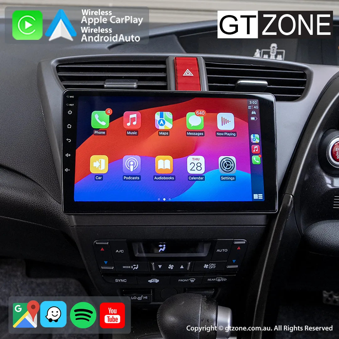 Honda Civic Hatchback Head Unit Upgrade Kit (2016-2021) - 9inch Wireless Apple Carplay Android Auto