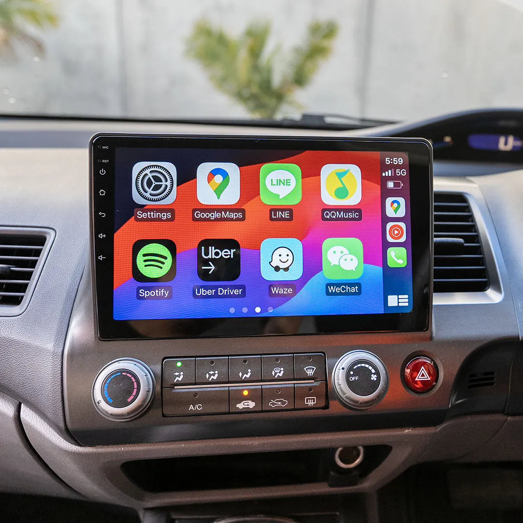 Honda Civic Head Unit Upgrade Kit (2001-2005) - 9inch Wireless Apple Carplay Android Auto