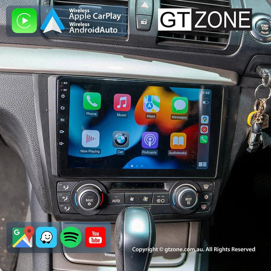 BMW 1-Series Auto-AC Head Unit Upgrade Kit (1998-2006) - 9inch Wireless Multitouch Smartscreen with Apple Carplay Android Auto
